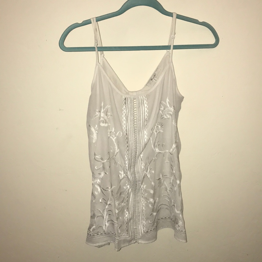 Miss Me White Tank